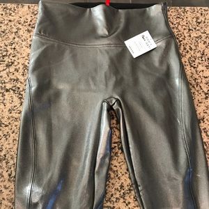 Spanx leggings Chrome size small